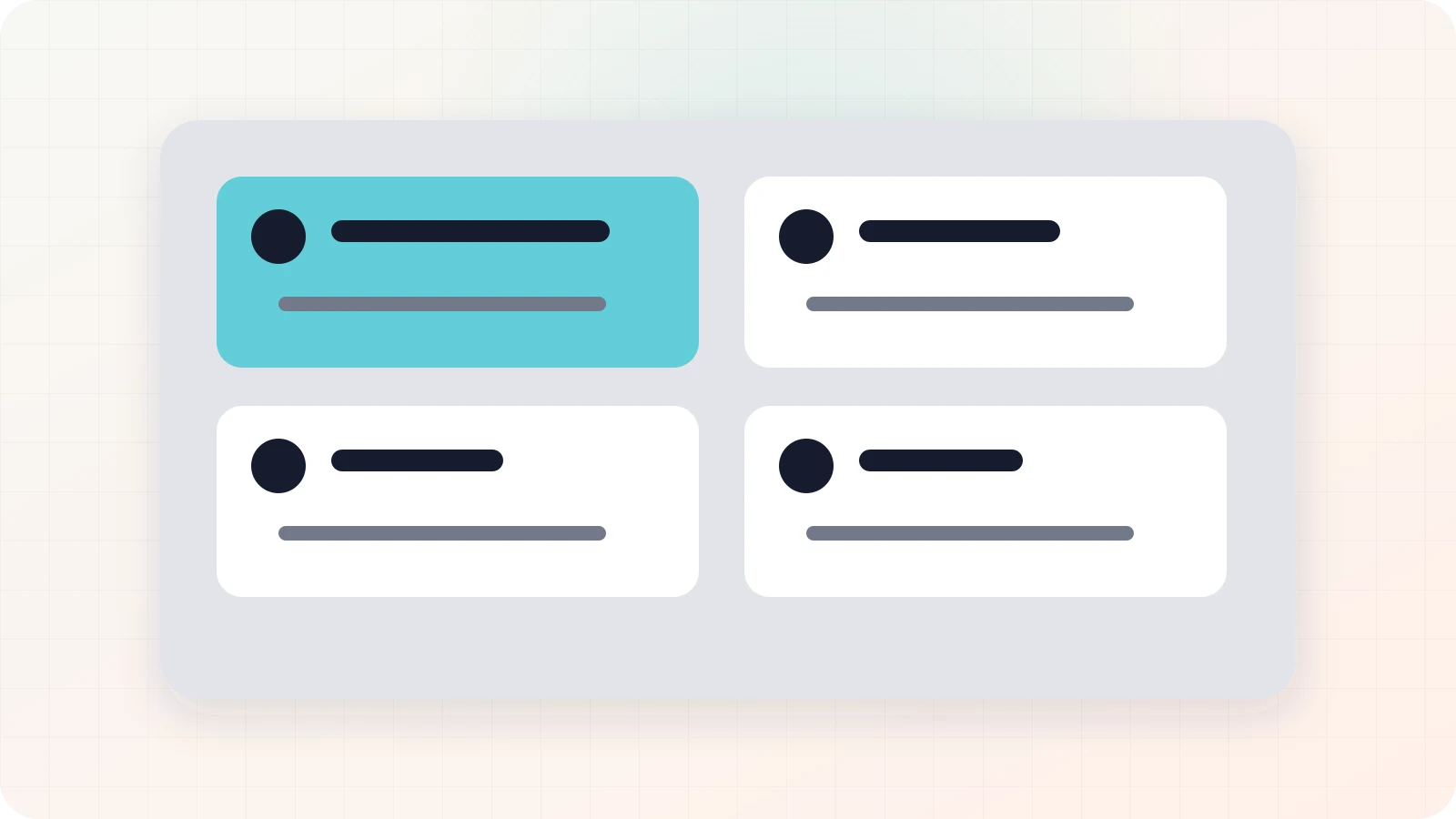 A connected cycle of source documents, postings and reconciliations