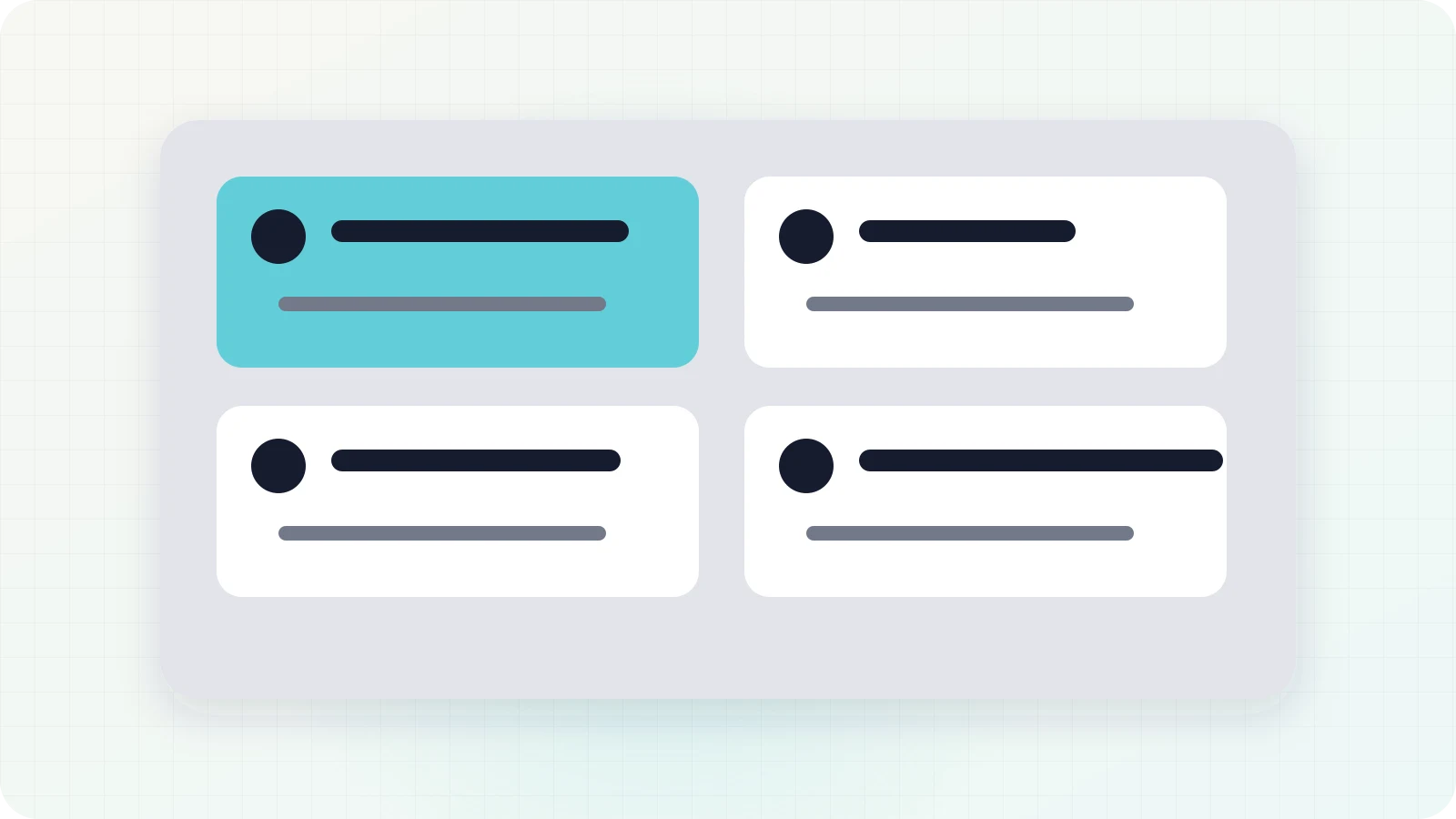 A connected cycle of source documents, postings and reconciliations